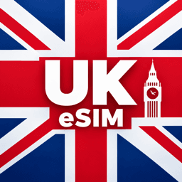 Ícone da aplicação UK eSIM